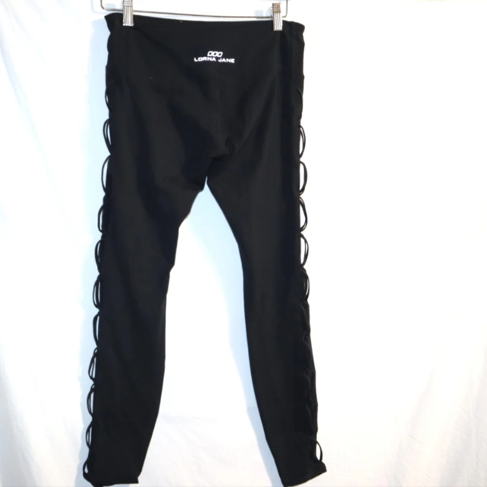 Lorna Jane Black Leggings Interlaced - Picture 6 of 13